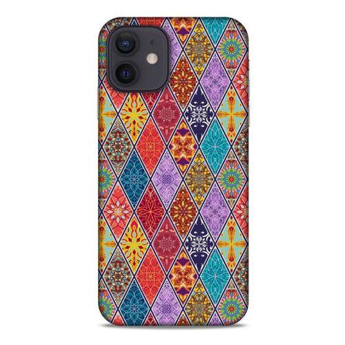 Ethnic Culture (4) Apple iPhone 12 Kılıf Silikon Kapak Desenli