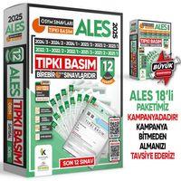 2025 ALES ÖSYM Tıpkı Basım Çıkmış Soru 12li Deneme Paketi Video ve Dijital Çözümlü Türkiye Geneli