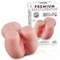 Sophie - Anal Vajina Çift Girişli Realistik Kalça Isıtmalı Titreşimli Yapay Vajina Mastürbatör