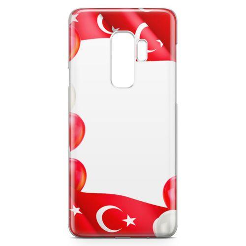 Samsung Galaxy S9 Plus Kılıf Balonlar Türkiye Bayrağı Arka Kapak Koruma Desenli Full Koruyucu