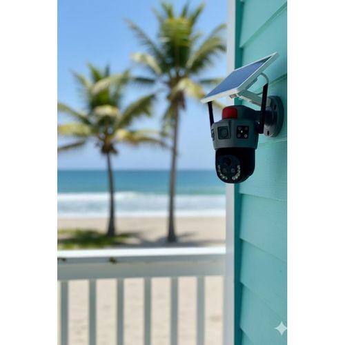 O-kam 6020 4G E Sim Özellikli Solar 10X Optik Zoom Kamera