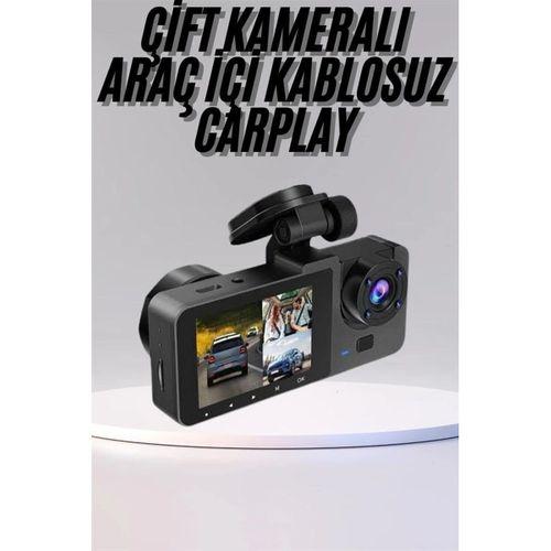 Dvr Araç İçi Kamera Hareket Algılayabilen 1080p Carplay Video Kaydedici