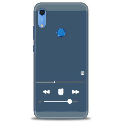 Huawei Y6S Kılıf HD Baskılı Kılıf - Müzik Çalar + Tam Ekran Koruyucu