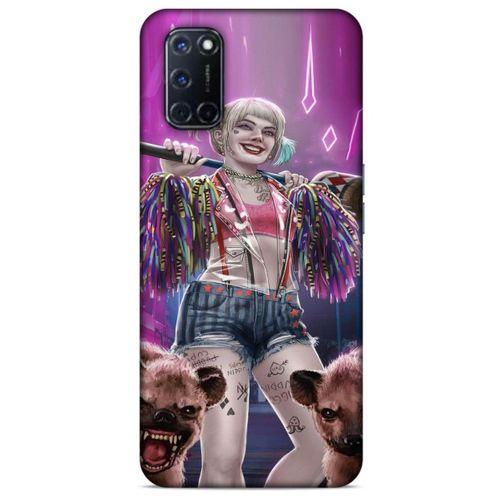 Oppo A92 Uyumlu Kılıf Harley Quinn (35) Fit Design Kılıf Lavanta pembesi
