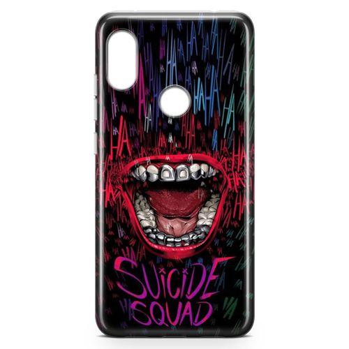 Xiaomi Redmi Note 6 Pro Kılıf Suicide Squad Arka Kapak Koruma Desenli Full Koruyucu