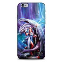 Apple Iphone 6 Plus Kılıf Dragons (31) TPU Kılıf Ejderha ve Sahibe