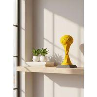 Toplu Kupa Sarı 21cm Dekoratif Ödül Tasarım Biblo