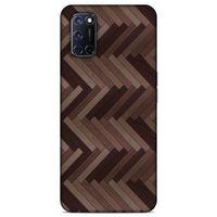 Lopard Oppo A72 Uyumlu Kılıf Wood'X (33) Hybrid Kılıf Baskılı