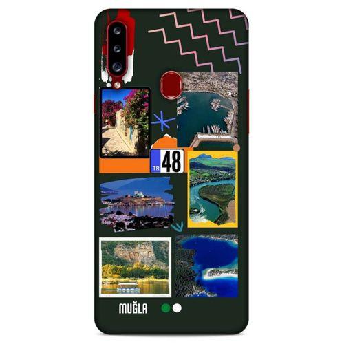 Lopard Samsung Galaxy A20s Uyumlu Kılıf Şehirli ※ (48) Muğla Bumper Kılıf