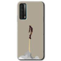 Huawei P Smart 2021 Kılıf HD Desen Baskılı Arka Kapak - İronman-Airport