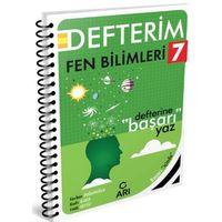 7. Sınıf Fen Bilimleri Akıllı Defteri Arı Yayıncılık