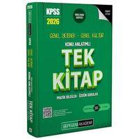 2026 KPSS Genel Yetenek Genel Kültür Konu Anlatımlı Tek Kitap Pegem Yayınları