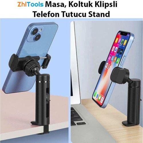 Zhltools Masa Koltuk Klipsli Telefon Tutucu Stand