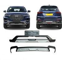 S-Dizayn Chery Tiggo 8 Ön ve Arka Tampon Koruma Difüzör Seti 2022-2023 A+ Kalite