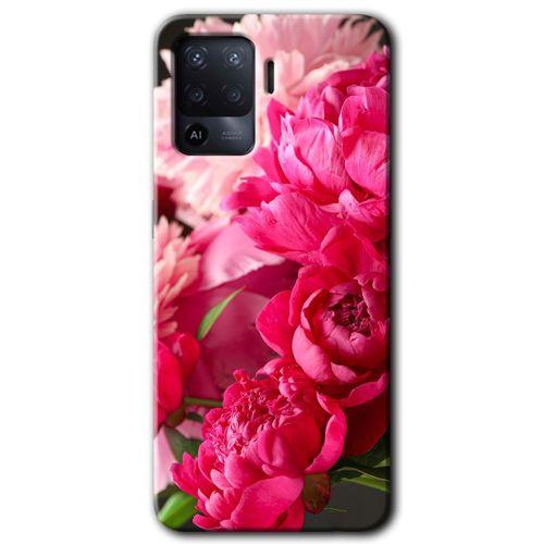 Oppo Reno 5 Lite Kılıf HD Baskılı Desen + Hayalet Cam Yandan Görünmez