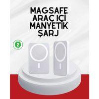 Şık Tasarımlı Magsafe Araç Telefon Tutucu Type-c Girişli