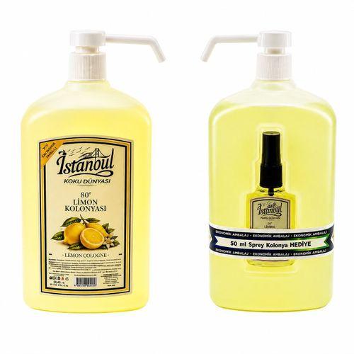Limon Kokulu Pompalı Kolonya