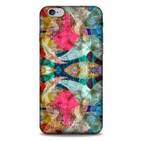 Apple Iphone 6 Plus Kılıf Pastel Renkler (10) Full Koruma Kılıfı Fuşya Yeşil