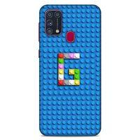 Lopard Samsung Galaxy M31 Uyumlu Kılıf BloX (17) Tasarım Kılıf G Harfi