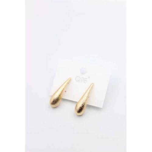 Mat Damla Küpe - Altın