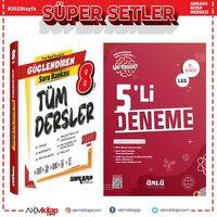 Ankara Yayıncılık 8. Sınıf Tüm Dersler Güçlendiren Soru Bankası ve Ünlü 5 li Deneme Seti 2 Kitap