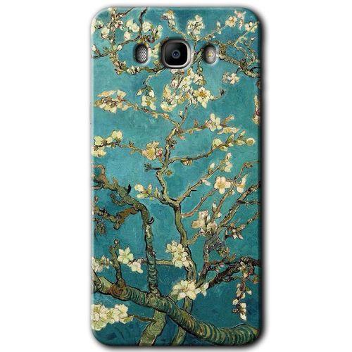 Galaxy J7 2016 Kılıf HD Desen Baskılı Arka Kapak - Almond Blossom