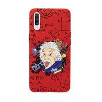 Samsung A70 Einstein In Formula Desenli Premium Silikonlu Telefon Kılıfı