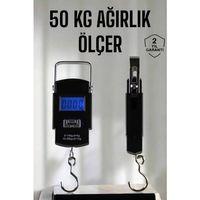Ağırlık Ölçer 50 Kg El Terazisi El Kantarı Pilli Led Ekran