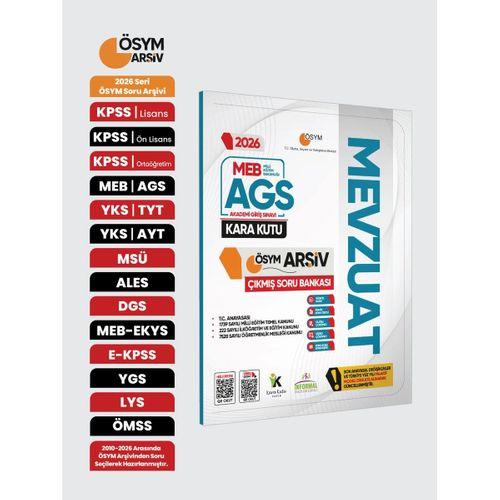 2026 MEB-AGS MEVZUAT Kara Kutu ÖSYM Çıkmış Soru Havuzu Bankası Konu Özetli Dijital Çözümlü