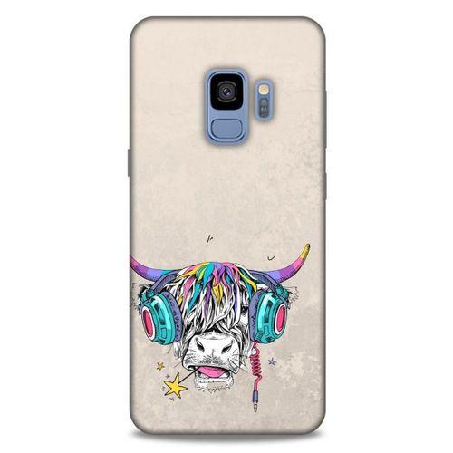 Animax DJ İnek Samsung Galaxy S9 Kılıf Desenli Silikon