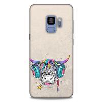 Animax DJ İnek Samsung Galaxy S9 Kılıf Desenli Silikon