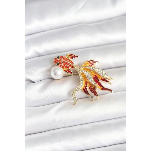 Japon Balığı Model Broş