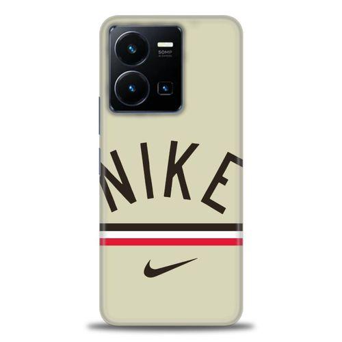 Vivo Y35 Kılıf HD Baskılı Kılıf - Nike + Tam Ekran Koruyucu