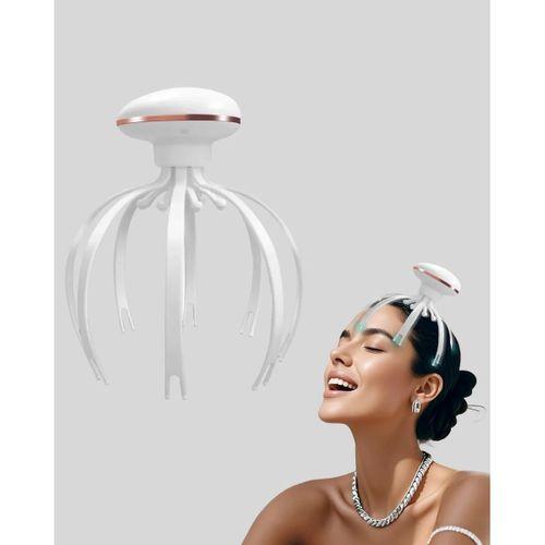 Elektrikli Kafa Masaj Cihazı 3 Modlu Usb-c Şarjlı Rahatlatıcı Masaj Aleti