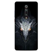 Xiaomi Redmi K20 Kılıf Dragons (13) Silikon Kap Gri Ejderha