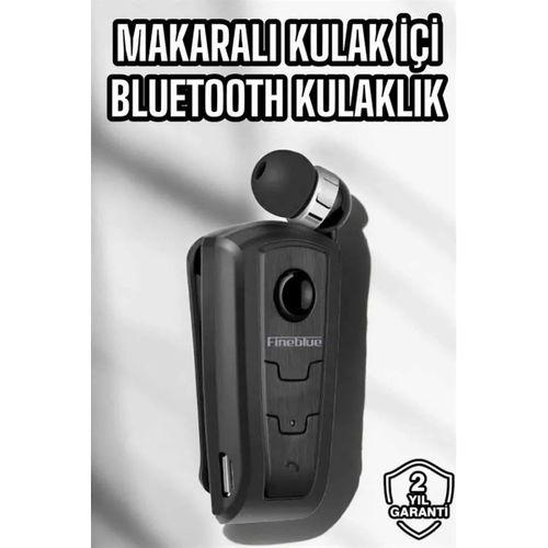 Makaralı Bluetooth Kulaklık Kulak İçi Android İos Uyumlu Titreşimli