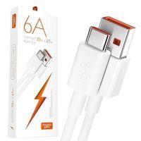Powerway M6 Type-C To USB-A PD 67 Watt 6 Amper 1 Metre Şarj Data Kablosu