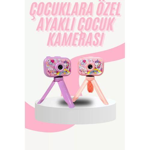 Çocuk Için Eğitici Video Kamera Ayaklı Mini Fotoğraf Makinesi