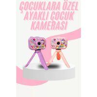 Çocuk Için Eğitici Video Kamera Ayaklı Mini Fotoğraf Makinesi
