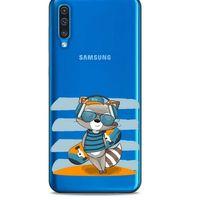 Zoologix (66) Samsung Galaxy A21s Şeffaf Kılıf Silikon Desenli