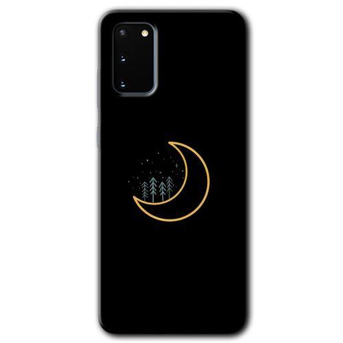 Potkal Hediye Fabrikası Samsung Galaxy S20 Kılıf HD Desen Baskılı Arka Kapak - İyi Geceler