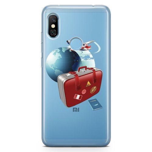 Xiaomi Redmi Note 6 Pro Kılıf Galaksi Rehberi Arka Kapak Koruma Desenli Full Koruyucu