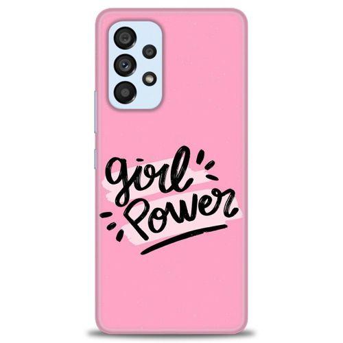 Samsung Galaxy A73 5G Kılıf HD Baskılı Kılıf - Girll Power + Tam Ekran Koruyucu