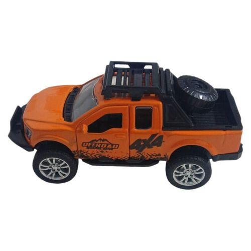 Çek Bırak Metal Arazi Aracı 13 cm - Turuncu