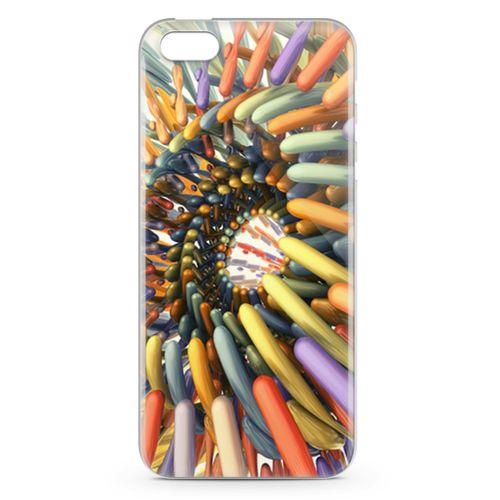 Apple iPhone SE Kılıf Derin Mevzular Arka Kapak Koruma Desenli Full Koruyucu