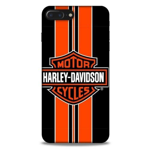 Apple Iphone 7 Plus Uyumlu Kılıf Motorsiklet (36) Glitter Kılıf Harley Davidson