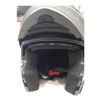 JK-20 Jk-20  Jk 902 Mat Siyah Çene Pedli Güneş Vizörlü Çeneden Açılır Kask [Mat Black]