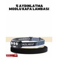 Kamp Ve Trekking İçin Sensörlü Led Kafa Lambası