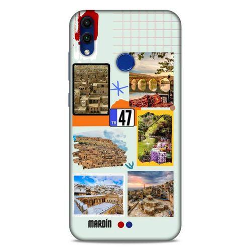 Lopard Huawei Honor 8C Uyumlu Kılıf Şehirli ※ (47) Mardin Crystal Flex Kılıf