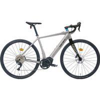 Carraro Gravel GE 5.0 Elektrikli Gravel Bisiklet Mat Gümüş-Siyah 55 cm